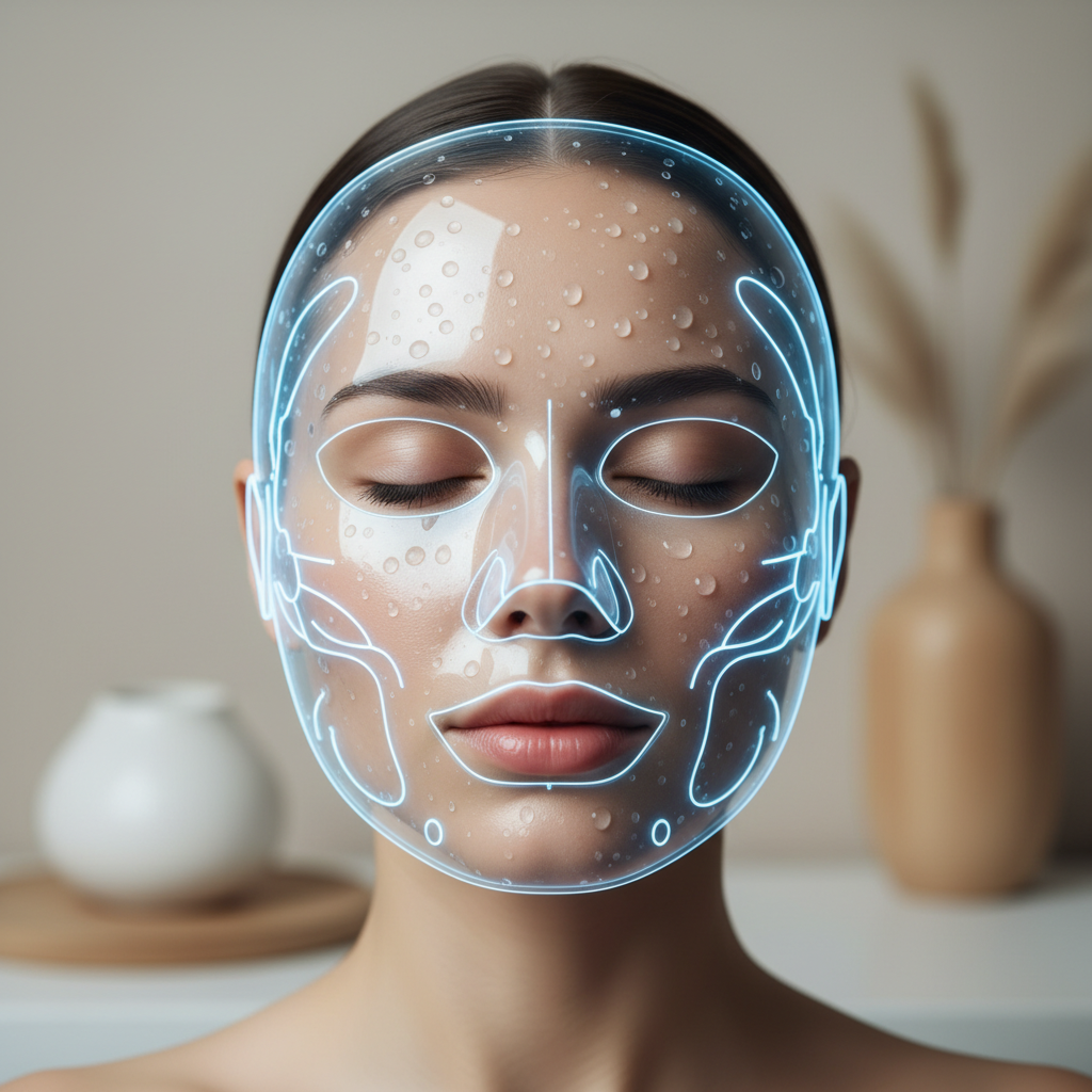 Affordable LED face mask with red and near infrared light