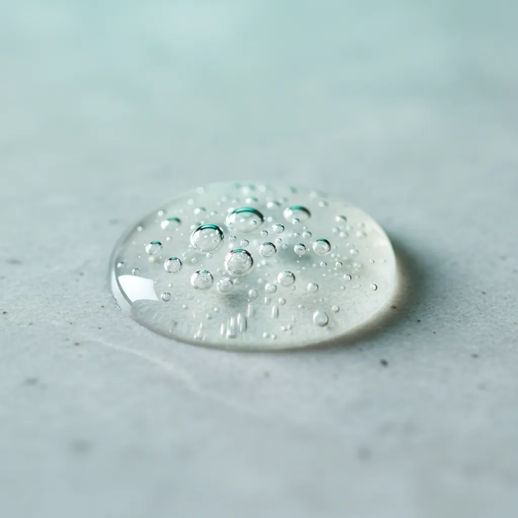 Serum drop close-up